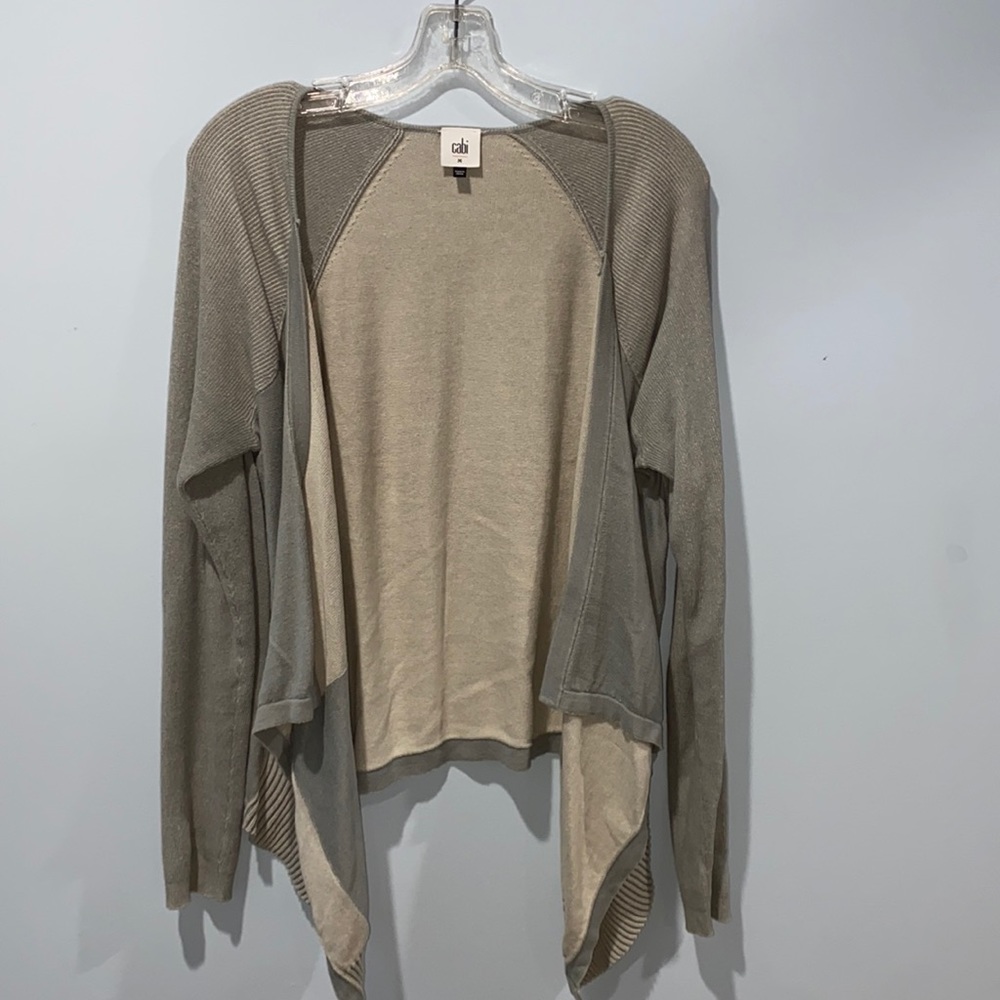 Grey Cabi cardigan size M